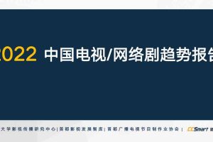 清影：2022中国电视与网络剧趋势报告